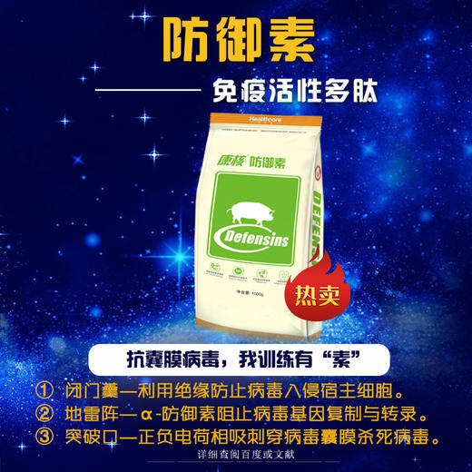 【防御素】巨龙和仕康加强型抗囊膜病毒 免疫活性多肽1公斤 商品图1