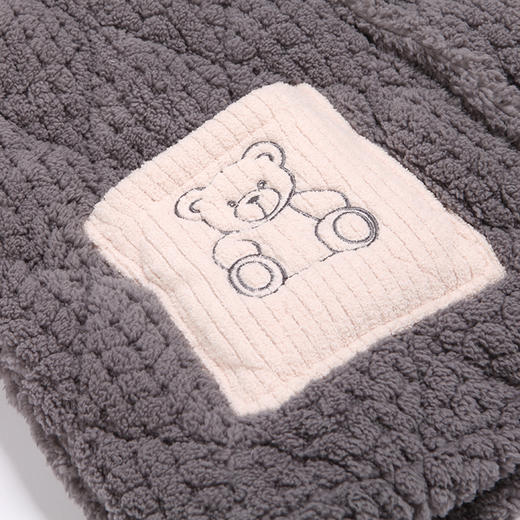 都市丽人都市锋尚生活家居男士睡衣泡芙蓉提花夹棉加厚款长袖长裤类家居服套装FH31J6 商品图5