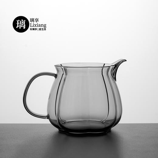 璃享 梅花玻璃公道杯高档茶具新款凤玉茶海单个加厚耐热高级分茶器茶漏 商品图9