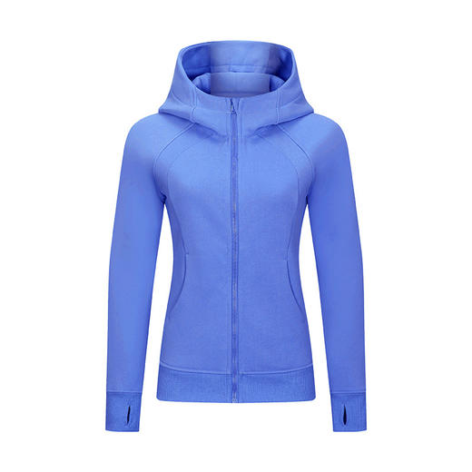 【SCA连帽运动外套！防风锁温】新款加厚保暖卫衣女，户外休闲外穿瑜伽训练健身夹克，亲肤面料 适用多场景 一体连帽  虎口指套 商品图6