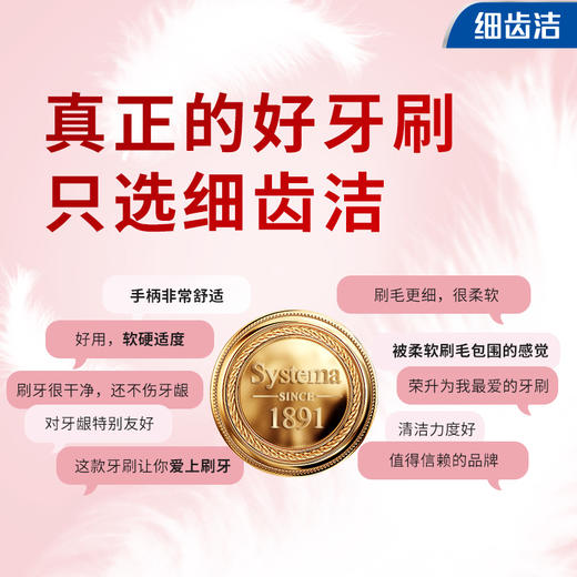 LION狮王 细齿洁羽纤牙龈倍护牙刷 （颜色随机） 商品图2