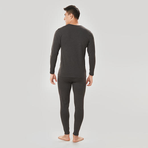 都市丽人都市锋尚舒暖保暖内衣男负5至5度适穿云彩绒保暖衣中厚款套装秋衣秋裤FW31C3 商品图2