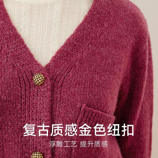 【严选】诗凡黎冬简约V领连衣裙SEB190891 商品图2