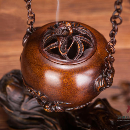 【巧生炉】梅桩架挂熏炉仿古宣德炉 商品图1