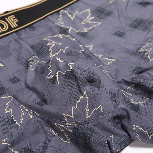 都市丽人都市锋尚日常休闲40S人棉舒适人棉平角男士内裤FK3CE1 商品图5