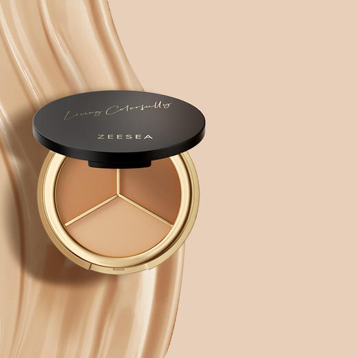 [遮瑕膏]【49.9任选3件 | 79.9任选5件 | 专区满3件送唇釉】ZEESEA滋色修颜无痕三色遮瑕膏 3g 商品图3