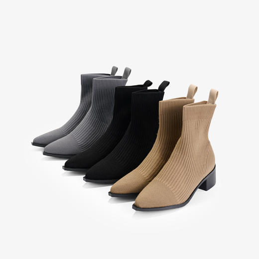 【REREJOY】秋冬飞织短靴QC6401加绒+QC6403加绒+9001 商品图4