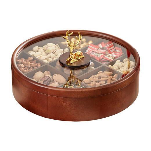 初心| 圆形分格果盘四格九格 商品图4