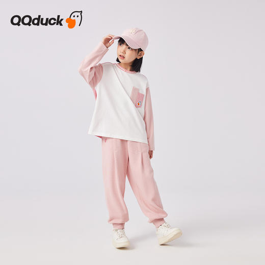 【清仓捡漏】【120-165】【可可鸭】女童裤子束脚裤长裤儿童直筒卫裤 商品图8