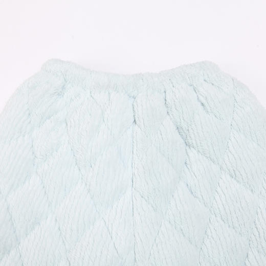 都市丽人舒适外出女士睡衣北极绒烂花抽条夹棉加厚款长袖长裤类家居服套装LH31L2 商品图7