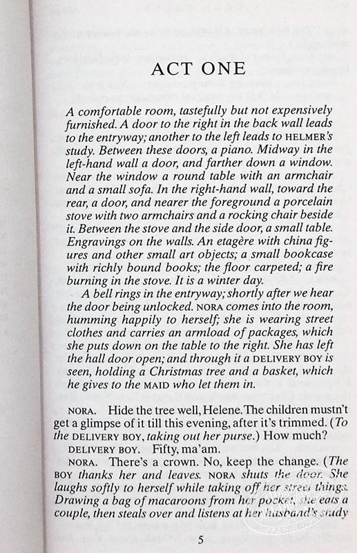 【中商原版】易卜生四大戏剧（卷一） 英文原版 Four Major Plays, Volume I Signet Classics 经典文学 商品图5