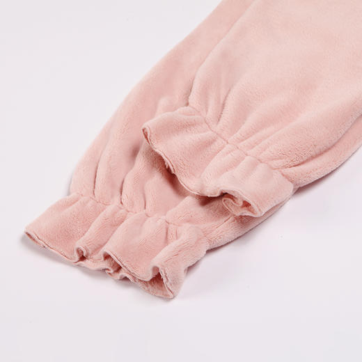 都市丽人生活家居女士睡衣法兰绒厚款长袖长裤类家居服套装LH31N8 商品图5