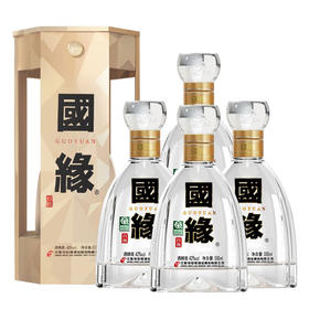 【单瓶460】今世缘 白酒 国缘四开 4开 42度 500ml*2 500ml*4整箱装