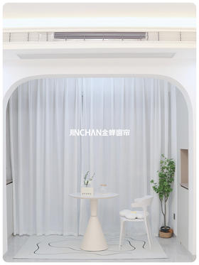 没有窗帘盒，也可以装窗帘。