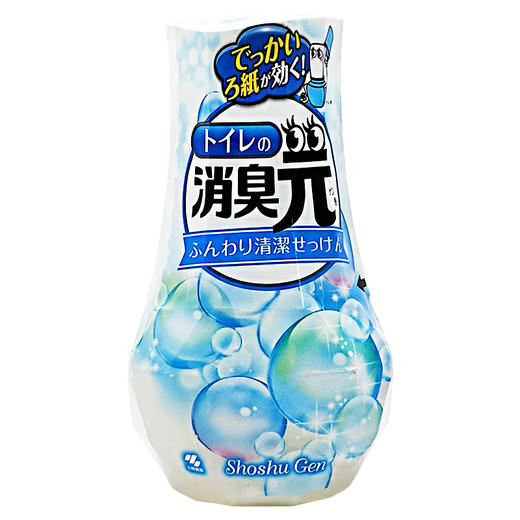小林制药日本进口除臭剂空气清新剂芳香剂厕所用消臭元（洁净皂香）400ml 商品图1