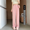 【个性西装裤！显瘦百搭】白色阔腿裤女裤子春秋新款，垂坠感拖地裤女装休闲裤直筒西装裤，静中带动，时尚前卫又不失经典，凉感垂顺，耐磨耐创 商品缩略图9