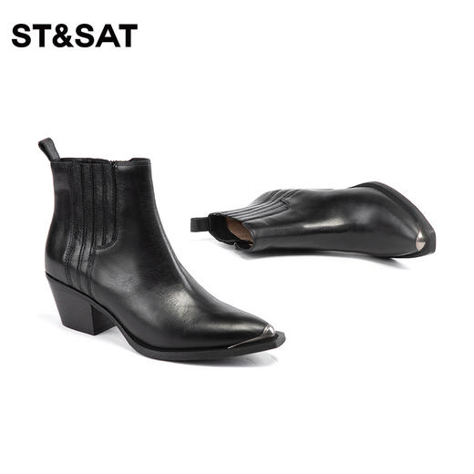 星期六尖头气质高级感时装靴SS34116658 商品图3