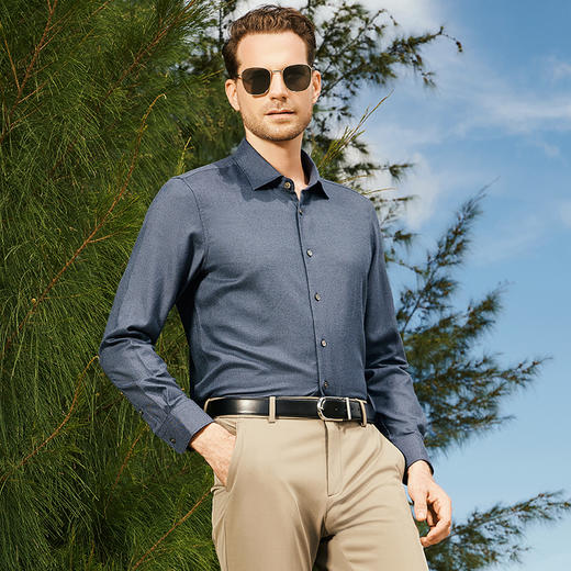 YvesFigarau伊夫·费嘉罗休闲长袖衬衫942313 商品图2