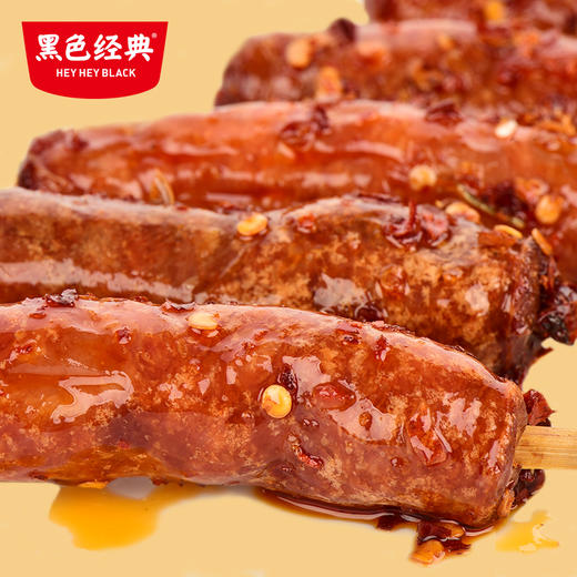 【爆款升级】黑色经典老长沙手工肠香辣味（新版）22g/袋 长沙网红美食 商品图2