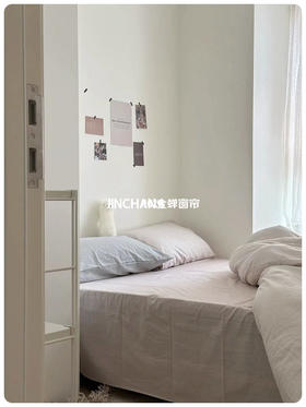 亚麻纱➕木百叶组合救了我的房间