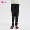 笛莎Deesha 童装女童裤子2023冬季新款甜美蝴蝶结加绒加厚打底裤 商品缩略图1