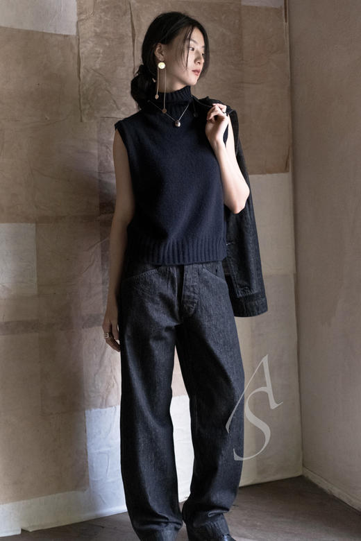 MHL  日版靛蓝色/黑色Canton Denim牛仔裤 商品图1