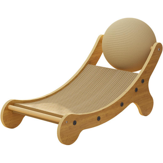 【猫躺椅！可抓可玩可休憩】不掉屑圆形猫咪窝，麻绳剑麻盆猫抓板猫窝，兼备颜值与实用，四季通用 安装便携 清洗方便 肆意磨爪 商品图6