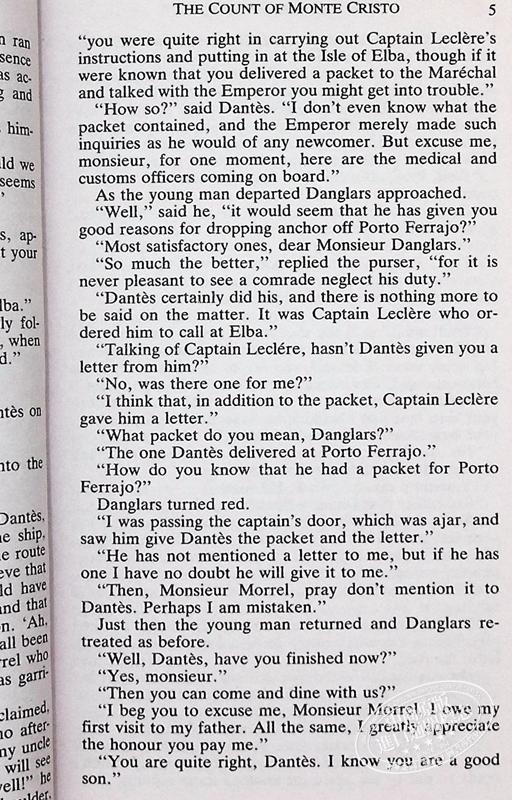 预售 【中商原版】基督山伯爵 英文原版 小说 英文版正版 The Count of Monte Cristo 世界经典文学名著 商品图5