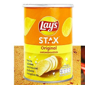 泰国罐装乐事薯片原味42g 商品图0