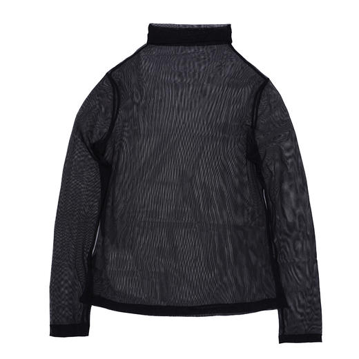 【S3M3】臣禾黑色网纱打底衫9213056076 商品图0