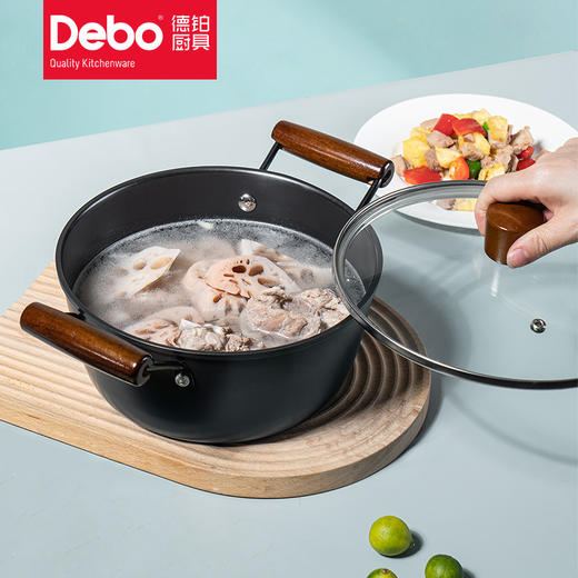 Debo德铂拉塞尔精铁套装锅无涂层精铁锅 商品图4