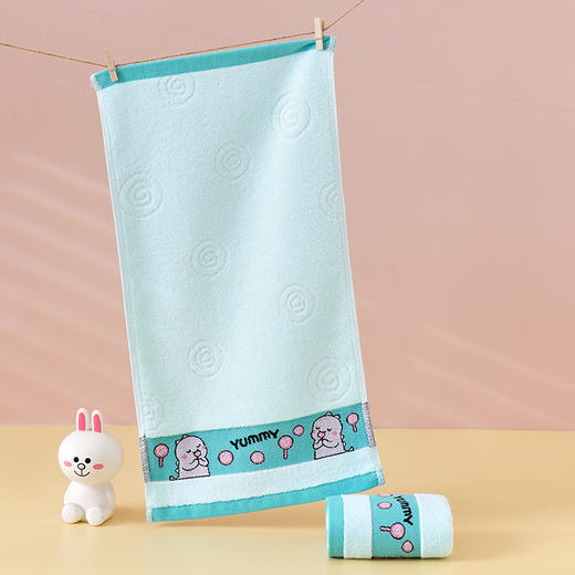 【39.9/任选3件！吸水性好】婴儿毛巾全棉吸水卡通，儿童宝宝礼品童巾，卡通刺绣小毛巾，柔软又透气，不易掉绒起毛 商品图6