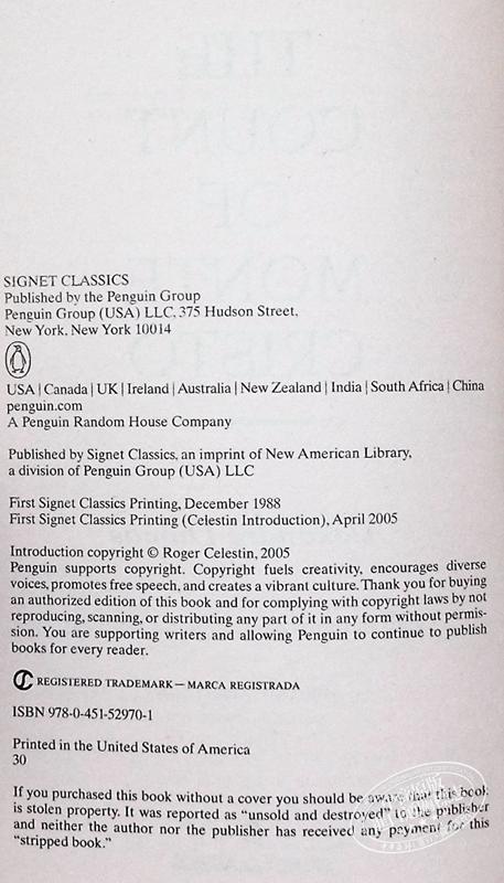 预售 【中商原版】基督山伯爵 英文原版 小说 英文版正版 The Count of Monte Cristo 世界经典文学名著 商品图3