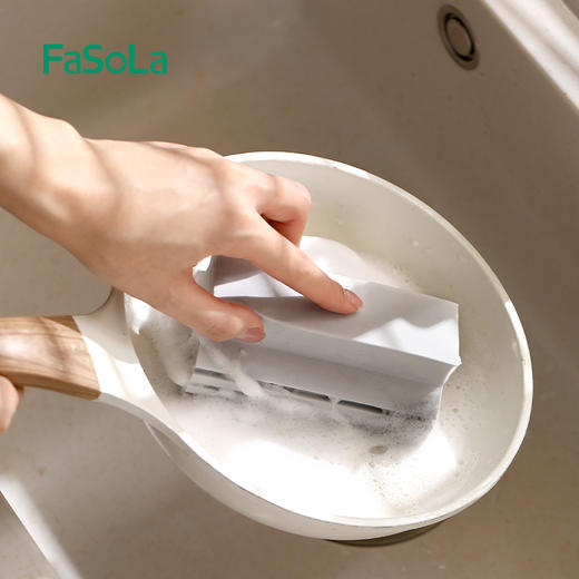 FaSoLa超吸水海绵块pva海绵垫多功能卫生间擦玻璃海绵吸水海绵抹布 商品图9