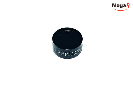 BP520/18K OD4@200-900 T>80% Φ12.7*6 带通滤光片 （带套圈） 商品图0