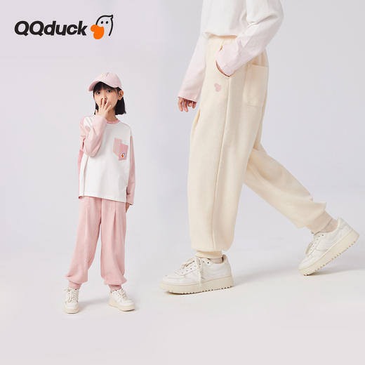 【清仓捡漏】【120-165】【可可鸭】女童裤子束脚裤长裤儿童直筒卫裤 商品图7