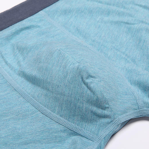 都市丽人都市锋尚简约基础人棉色纱舒适人棉平角男士内裤FK3CE6 商品图4