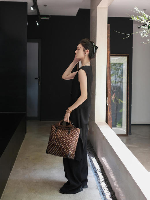 微瑕秒杀|  盛唐牡丹|香云纱顺纡绉简约上衣[特价品](特殊商品不退不换) 商品图6