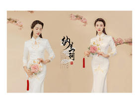 私人定制【绝代芳华】精修38张入册(底片全送)乐贝摆台10寸，新品时尚礼盒横版15寸，15P+方8仿羊皮面梦曼相册8P时尚礼盒