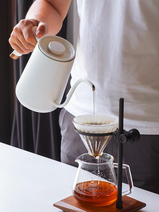 泰摩 进阶型家用手冲咖啡壶套装礼盒 温控手冲煮磨豆机电子秤滤杯 商品图10