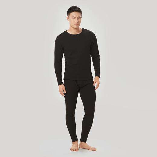 都市丽人都市锋尚强暖保暖内衣男负15至负5度适穿阳离子复合绒保暖衣加厚款套装秋衣秋裤新年本命年红品FW32A2 商品图1