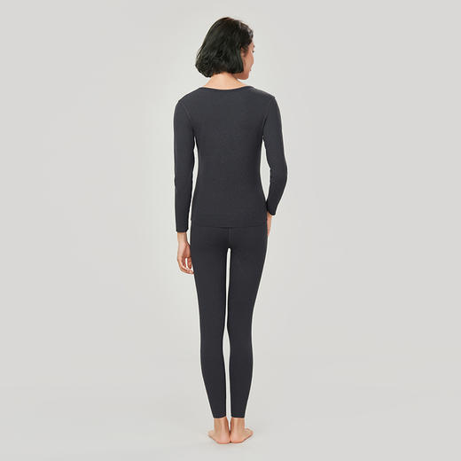 都市丽人舒暖保暖衣女负5至5度适穿云彩绒保暖衣中厚款套装秋衣秋裤LW31C1 商品图3