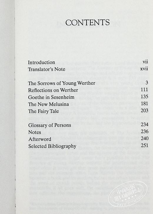 少年维特之烦恼 英文原版小说 英文版 The Sorrows of Young Werther 经典外国文学小说 中学大学教材 商品图5