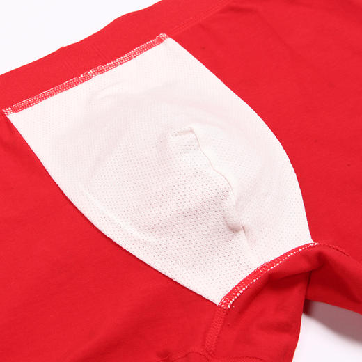 都市丽人都市锋尚日常休闲40S棉拉架棉质平角男士内裤新年本命年红品FK3CF1 商品图6