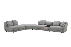 巴特西  组合沙发 | 更多座位组合，皮布面料可选，详询客服