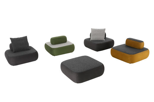 云端 组合沙发 | 更多座位组合，皮布面料可选，详询客服 商品图4