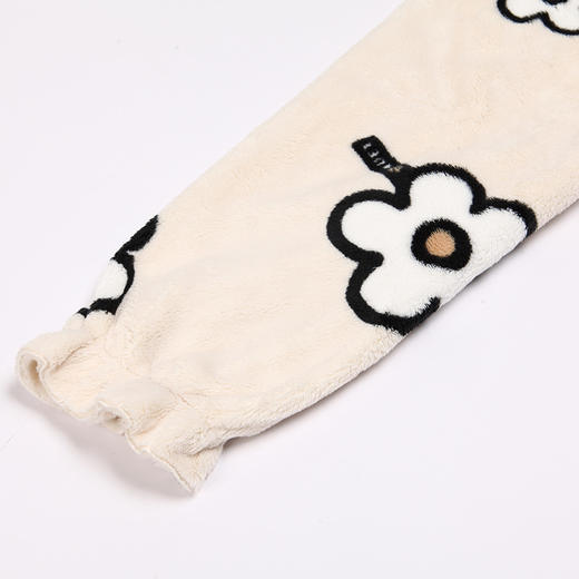 都市丽人生活家居女士睡衣双面贵妃绒印花法兰绒厚款长袖长裤类家居服套装LH31L1 商品图5