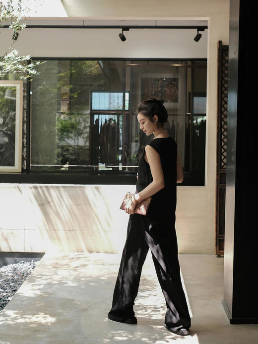 微瑕秒杀|  盛唐牡丹|香云纱顺纡绉简约上衣[特价品](特殊商品不退不换) 商品图7