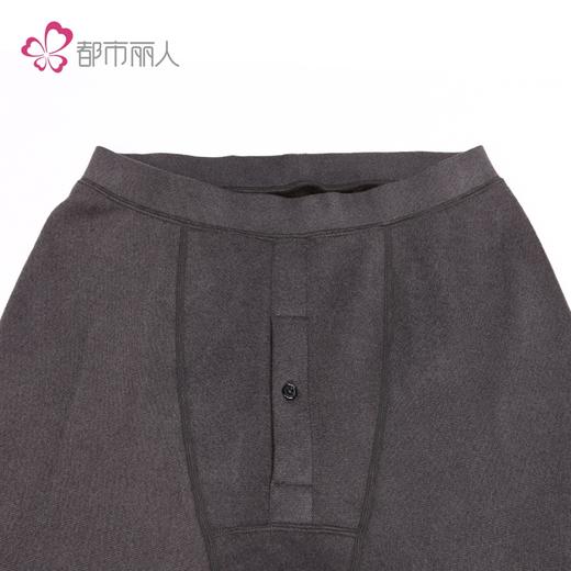 都市丽人都市锋尚舒暖打底裤秋裤负5至5度适穿导电丝牛暖暖衣男士厚款九分双层保暖裤FL34A5 商品图6