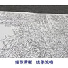 【大彩图】横幅工笔画白描底稿《傲雪迎春图》竹子梅花木槿临摹勾线花鸟线稿HN15 商品缩略图4